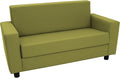Factory Direct Partners SoftScape Inspired Playtime Classic Reading Sofa, Children's Commercial-Grade Upholstered Furniture for Home, Daycare, Preschool, Library; Modern Design - Fern Green, 14473-FG