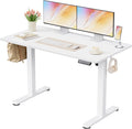 Homall Height Adjustable Electric Standing Desk, Memory Stand up Desk with Headphone Hook, Home Office Desks with Splice Board