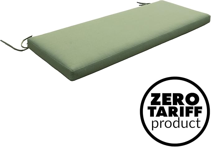 Tommy Bahama Bench Cushion, 48" X 19" X 2.5", Bamboo Bay Pear