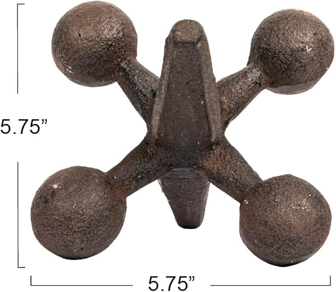 Creative Co-Op Retro Decorative Cast Iron Jack Figurine