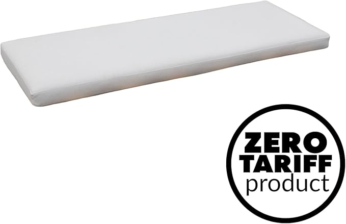 Tommy Bahama Bench Cushion, 48" X 16" X 2.5", Bamboo Bay Bone