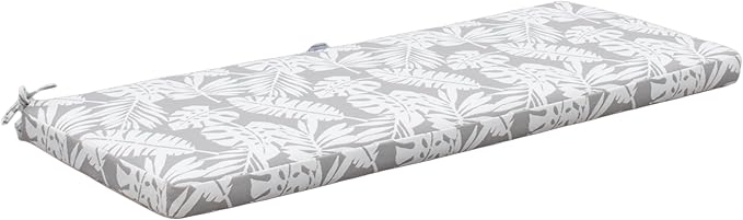 Tommy Bahama Bench Cushion, 48" X 19" X 2.5", Tropical Chrome