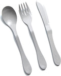KNORK Eco 24 Piece (Fork, Knife, Spoon) Plant Based CutleryBamboo Reusable Flatware Set, Gray