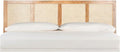 SAFAVIEH Home Collection Vienna Natural Cane King Headboard Platform