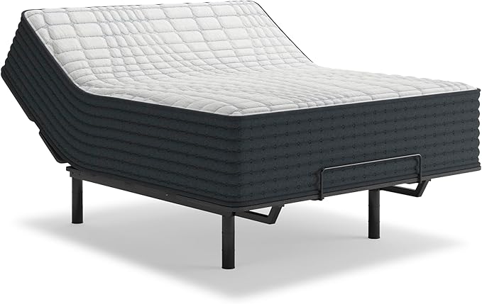 Signature Design by Ashley Hybrid 1400 14 Inch Extra Plush Gel Memory Foam Mattress with Edge Support for Pressure Relief, California King, Fiberglass Free, Mattress in A Box