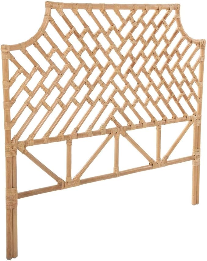 Kouboo Rattan Chippendale Headboard Twin Size Natural