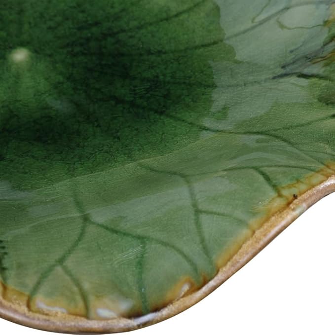 Uttermost Abella Forest Green Ceramic 3-Piece Wall Art Set