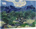Wieco Art Olive Trees by Van Gogh Oil Paintings Reproduction Artwork Abstract Canvas Prints Wall Art Stretched and Framed Abstract Landscape Pictures Ready to Hang for Home Office Decorations