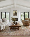 Loloi Amber Lewis Georgie Collection GER-03 Jade/Sunset 8'-4" x 11'-6", .19" Pile Height, Area Rug