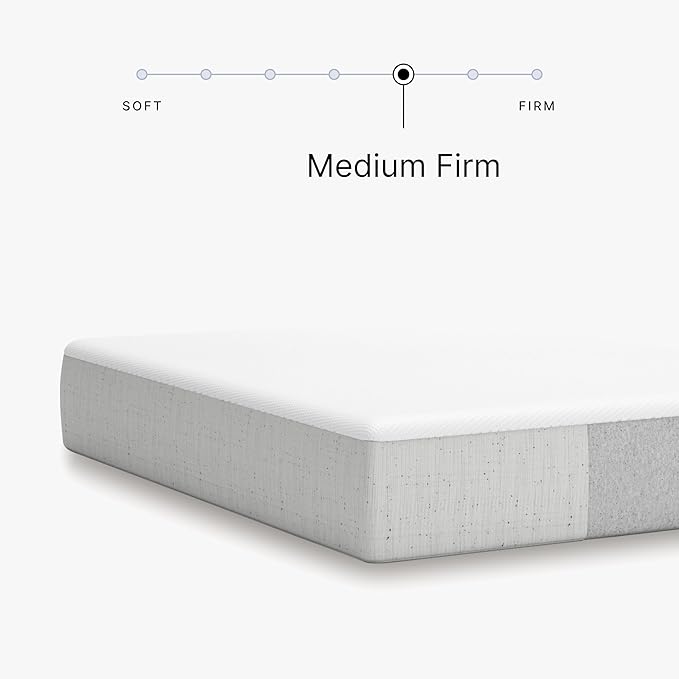 Signature Design by Ashley Queen Size Cool Max 12 Inch Medium Plush Cooling Gel Infused Memory Foam Mattress for Pressure Relief, Fiberglass Free, Mattress in A Box