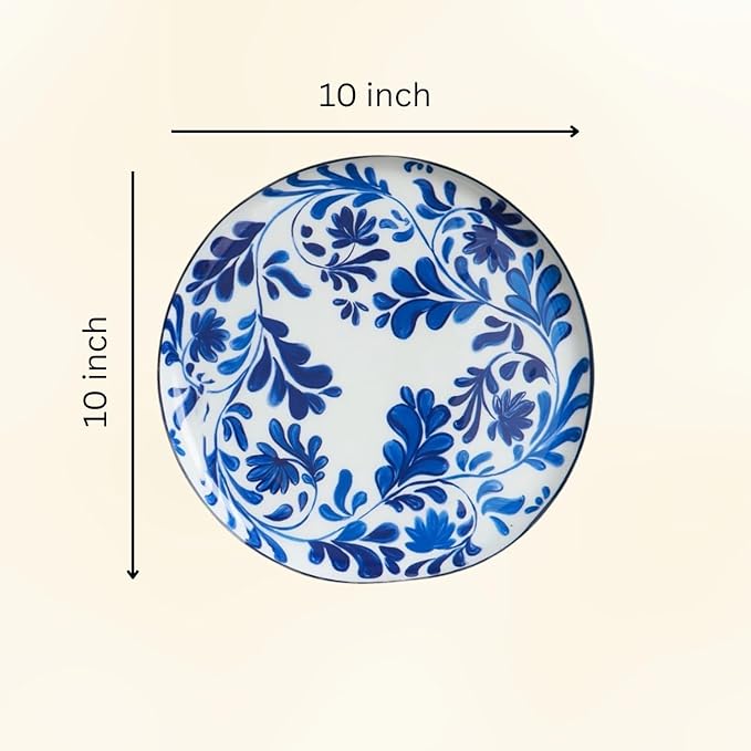 RITUALISTIC Holland Wall Sculpture for Home decorationWall painting for living roomMetal Wall DécorGift items for unisexWall artWall showpieceHome Décor Gift ItemsSet of 9 plates Blue | Christmas gifts