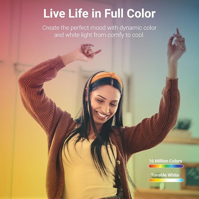 HALO 5/6" Smart Wi-Fi Recessed LED Light Powered by WiZ Pro, Dimmable Full Color w/ SpaceSense® Motion, Smart Home Ready - RL56069WZRGBWWHR