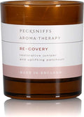 Pecksniff's Aromatherapy Re-Covery Candle - Uplifting Patchouli & Juniper Scent, 150g - Perfect for Relaxation & Well-Being