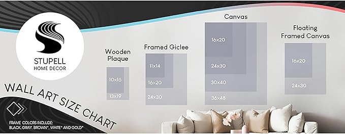 Stupell Industries Blooming Blue Flowers Night Moon Canvas Wall Art, Design by Jennifer Taylor Art