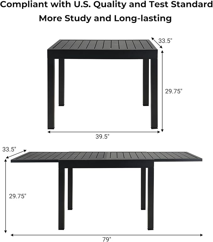 Grand patio 9-Piece Outdoor Dining Set for 8, Patio Dining Furniture Set for 8 Swivel Rope Wicker Chairs & 1 Expandable Rectangular Dining Table, Light Gray Brown