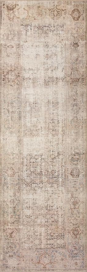 Loloi Amber Lewis Georgie Collection GER-02 Ocean/Sand 5'-0" x 7'-6", .19" Pile Height, Area Rug