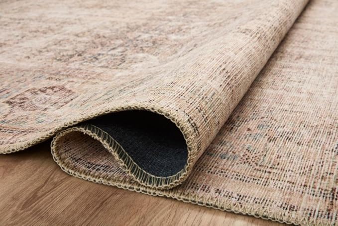Loloi Amber Lewis Georgie Collection GER-02 Ocean/Sand 5'-0" x 7'-6", .19" Pile Height, Area Rug