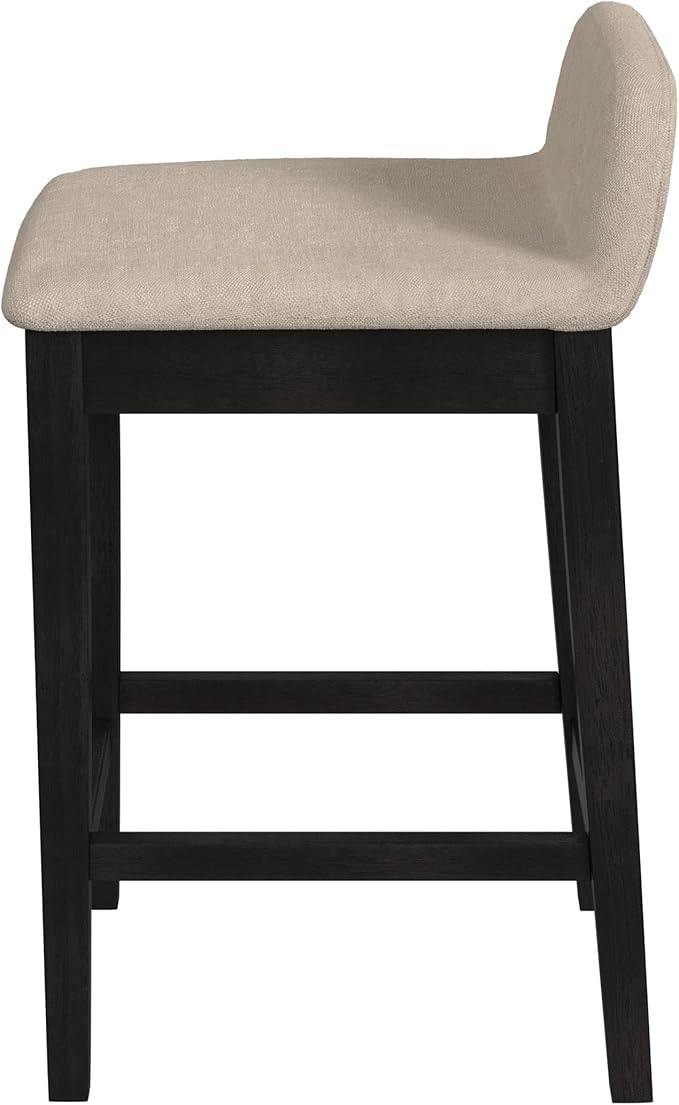 Hillsdale Furniture Maydena Wood Counter Height Stool, Black