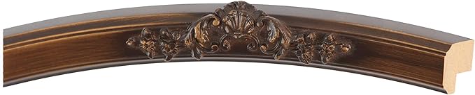 OVALCREST Oval Beveled Wall Mirror for Home Decor - Athena Style - Sunset Gold - 26" x 20" Outside Dimensions