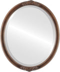 OVALCREST Oval Beveled Wall Mirror for Home Decor - Athena Style - Sunset Gold - 26" x 20" Outside Dimensions