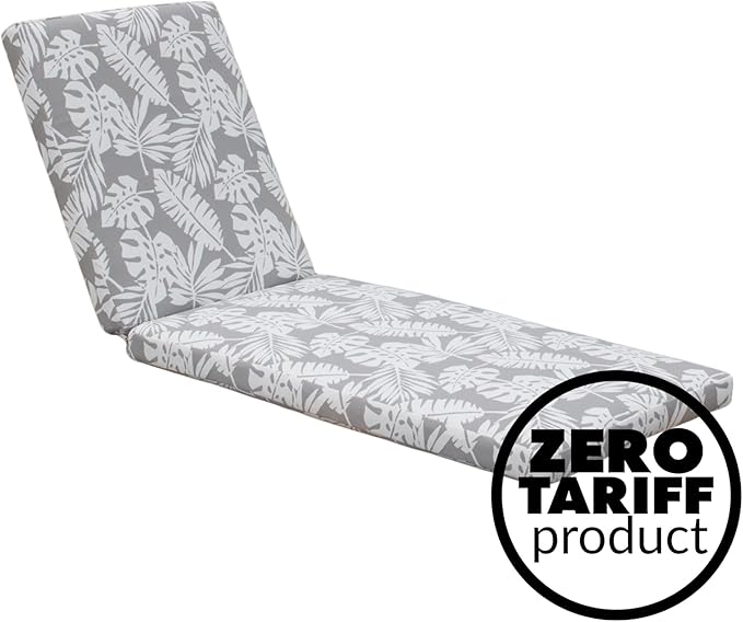 Tommy Bahama Chaise Cushion, 26" X 77" X 2.5", Tropical Chrome