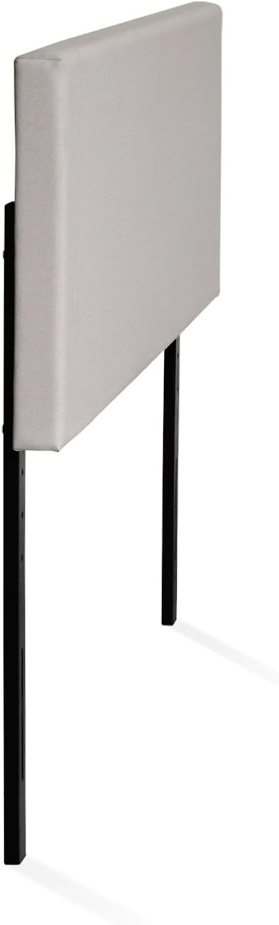 FURINNO Roanne Plain Headboard, Queen, Fog