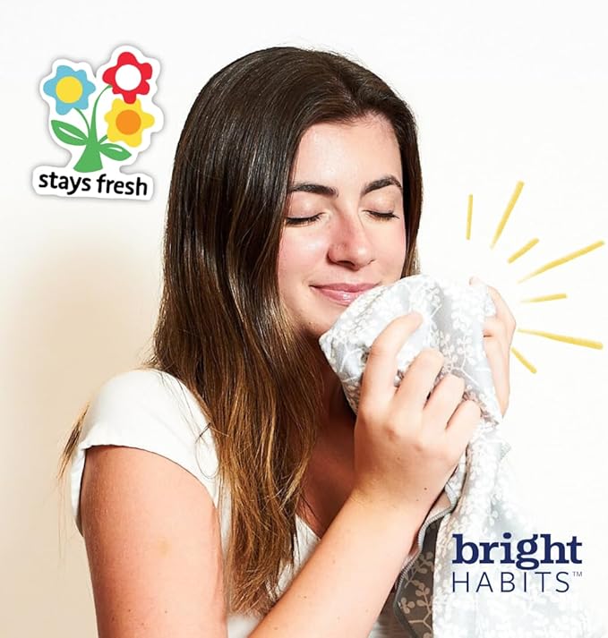 Kitchen Towel and Sponge Set Yellow, 6 Piece Super Absorbent Reusable Quick Dry Towels and Washable Sponges Made from Recycled Materials, Durable Eco Friendly Cleaning Set for Kitchen