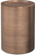 SIMPLIHOME Corbin Industrial 16 Inch Wide Metal Side Table in Antique Copper, Fully Assembled, For the Living Room and Bedroom