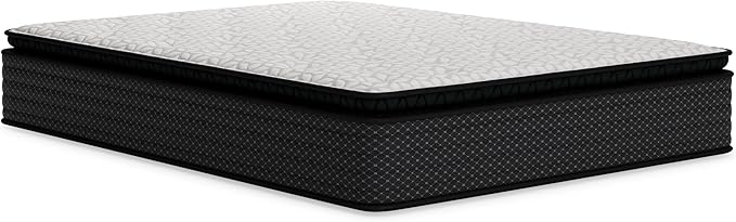 Signature Design by Ashley Limited Edition Pillow Top 13 " Pillow Top Hybrid Mattress with Gel Memory Foam and Edge Support for Cool Sleep and Pressure Relief, King, Fiberglass Free, Mattress In A Box