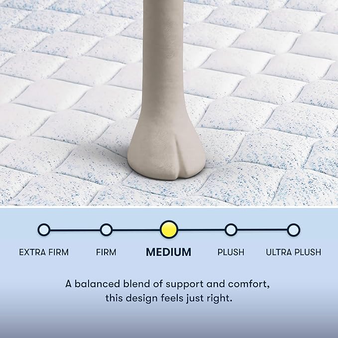 Serta Sleeptrue Medium 12" Full Hybrid Mattress in a Box, Cooling, Breathable, and Pressure Relieving - 100 Night Trial, CertiPUR-US Certified and 10 Year Limited Warranty