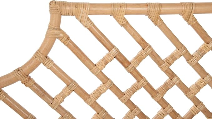 Kouboo Rattan Chippendale Headboard Twin Size Natural