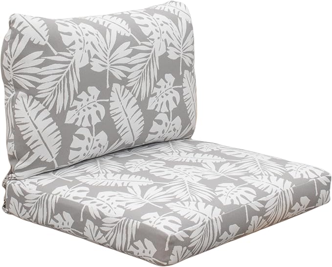 Tommy Bahama Deep Seating Lounge Cushion, 23" X 24" X 4", Tropical Chrome