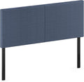 Furinno Roanne Upholstered Headboard, Queen, Denim