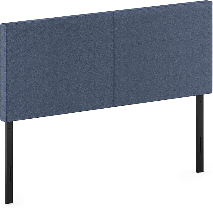 Furinno Roanne Upholstered Headboard, Queen, Denim