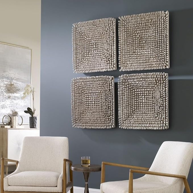Uttermost 04264 Portside - 24 inch Wood Wall Panel, Light Wood/Natural Driftwood Finish