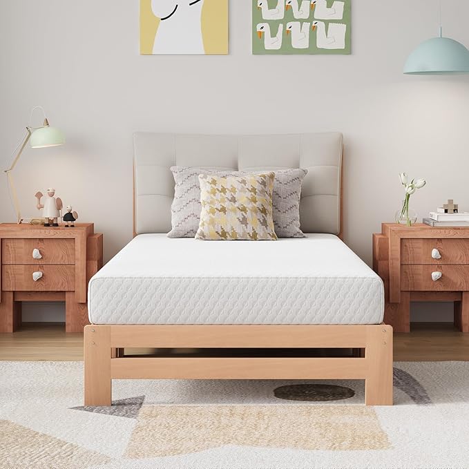 Novilla Full Mattress, 6 Inch Full Memory Foam Mattress for Pressure Relief & Comfort Sleep, with Spine Support for Kids, CertiPUR-US Certified Mattress in a Box, Medium Firm