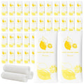 Moist Cotton Towel Bulk Moist Towelettes Individually Wrapped,White Towel Services,Refreshment Pre Moistened Towels for Dentist Travel Sport Party Hotel 200,Lemon