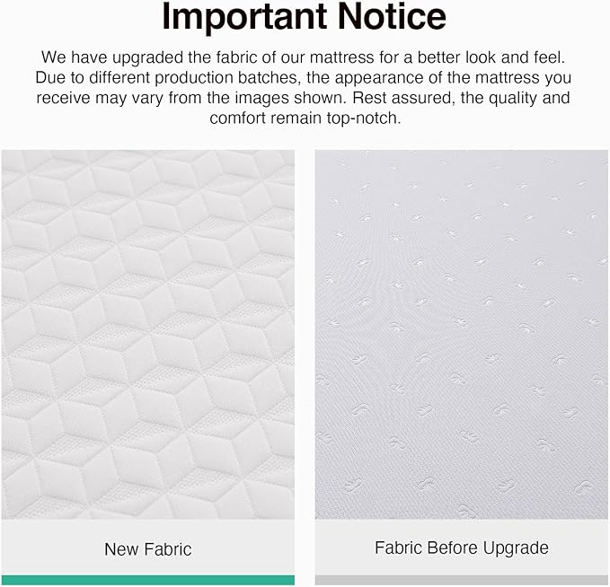 Novilla King Mattress, 12 Inch King Memory Foam Mattress in a Box, Dual-Layer Design with High-Density Base for Support & Pressure Relief, Natural Fiber Infused for Cool & Refreshing Sleep，Firm
