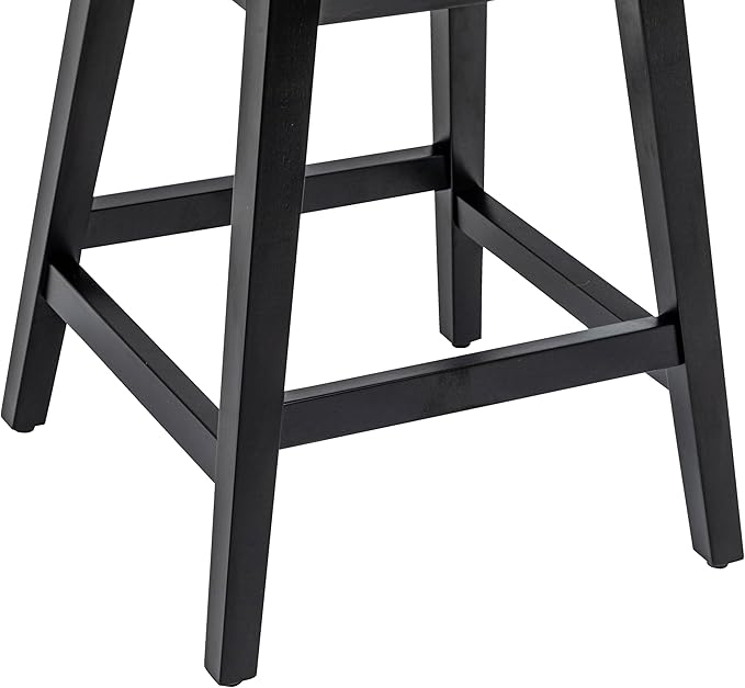 Bar Stools Set of 2, 26 Inch Upholstered Barstools with 14.2" High Back and Footrest, Swivel Counter Height Barstools for Kitchen Island Home Bar Performance Fabric Gray