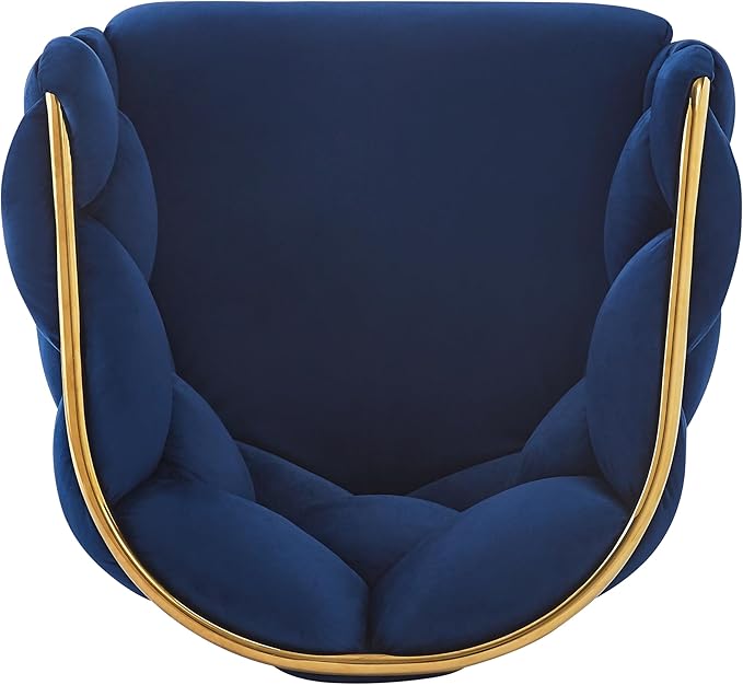 Christopher Knight Home Barrel Counter Stools,Velvet Counter Height Barstools, Modern Luxury Makeup Stool Upholstered Chairs with Gold Legs(Set of 2),Blue