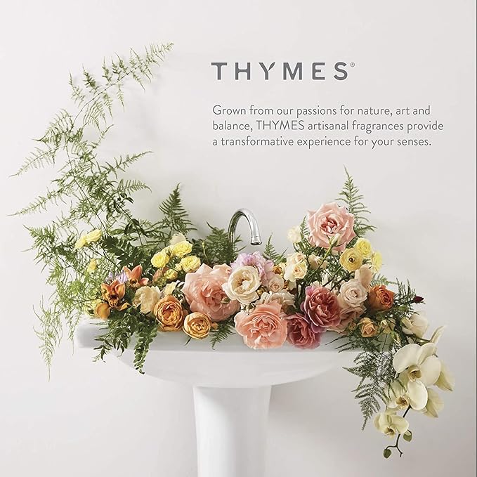 Thymes Frasier Fir Scented Candles for Home Decor – Green Heritage Holiday Candle – Notes of Siberian Fir Needles, Cedarwood & Sandalwood – Luxury Home Fragrance Gifts for Women & Men (4-Wick, 21 oz)