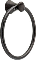 Delta Lahara (1-Pack) Hand Towel Holder Venetian Bronze Towel Racks for Bathroom Wall Round Towel Ring Holder for Bath Towel Hanger for Kitchen, Bathroom Accessories 73846-RB