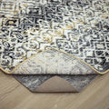 Mohawk Home 2' x 6' Non Slip Grip Rug Pad 3/8" Thick Dual Surface Felt Cushion + Rubber Gripper - Safe for All Floors