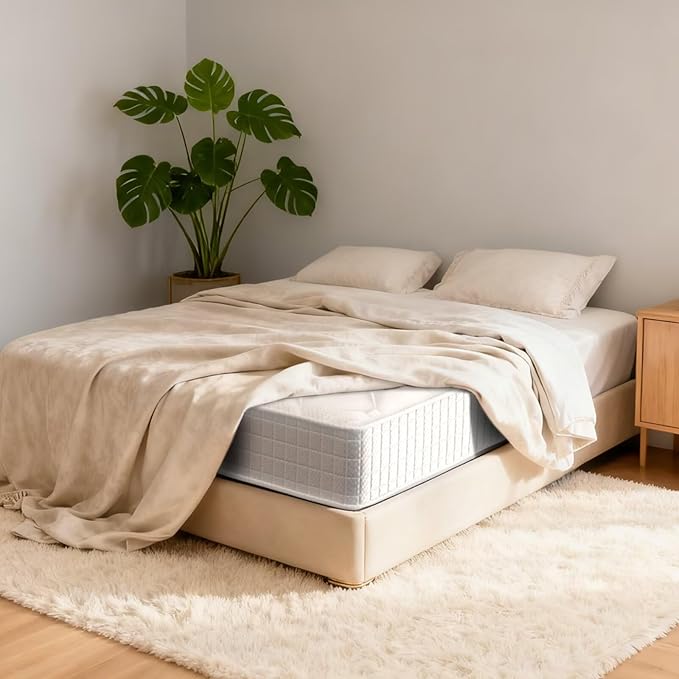 King Mattress, 14 Inch Hybrid Memory Foam Mattress in a Box, Cooling Gel for Pressure Relief & Back Pain Support, CertiPUR-US Certified, Medium Firm Bed, Fiberglass Free, Breathable Comfort Sleep