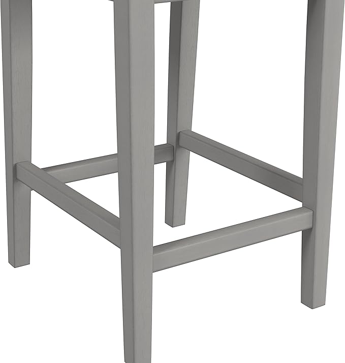 Hillsdale Furniture Maydena Wood Counter Height Stool, Distressed Gray