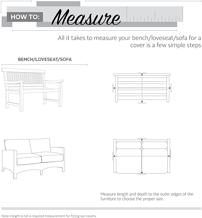 Classic Accessories Ravenna Water-Resistant 76 Inch Deep Seated Patio Loveseat Cover, Patio Furniture Covers