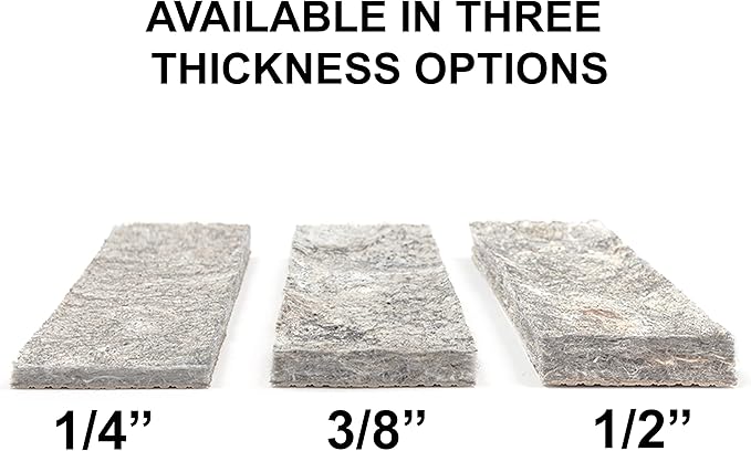 Mohawk Home 3' x 12' Non Slip Rug Pad Gripper 1/2 Thick Dual Surface Felt + Rubber Gripper - Safe for All Floors