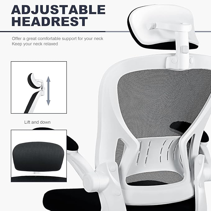 Office Chair Ergonomic Desk Chair Comfort Adjustable Height with Wheels，Lumbar Support Mesh Swivel Computer Home Office Chair,Conference Room Chairs