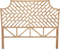 Kouboo Rattan Chippendale Headboard Twin Size Natural