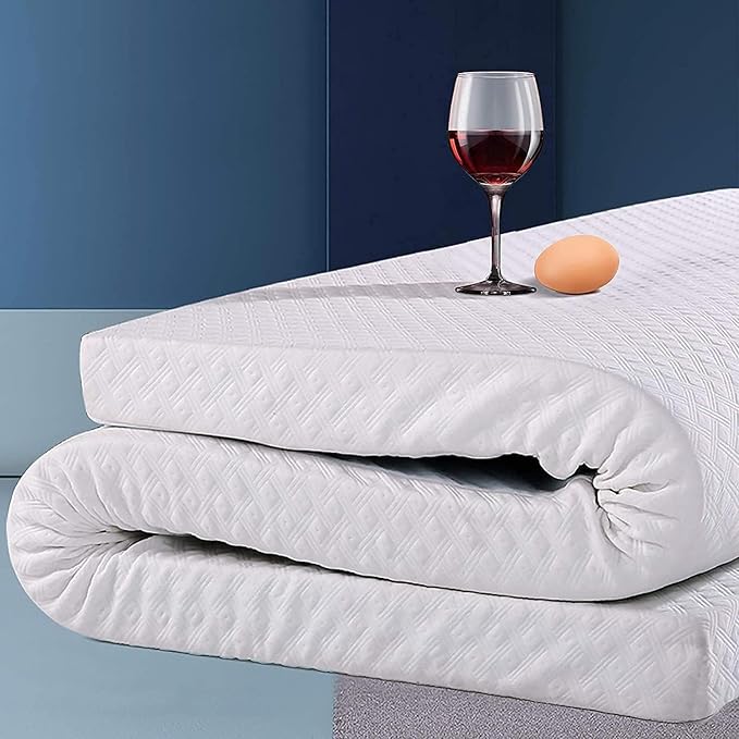 EDILLY 3 Inch Cooling Gel Memory Foam Mattress Topper Twin XL Size,with Removable & Washable Bamboo Cover,Soft Breathable Mattress Pad,Bed Topper for Back Pain Relief (38x80)